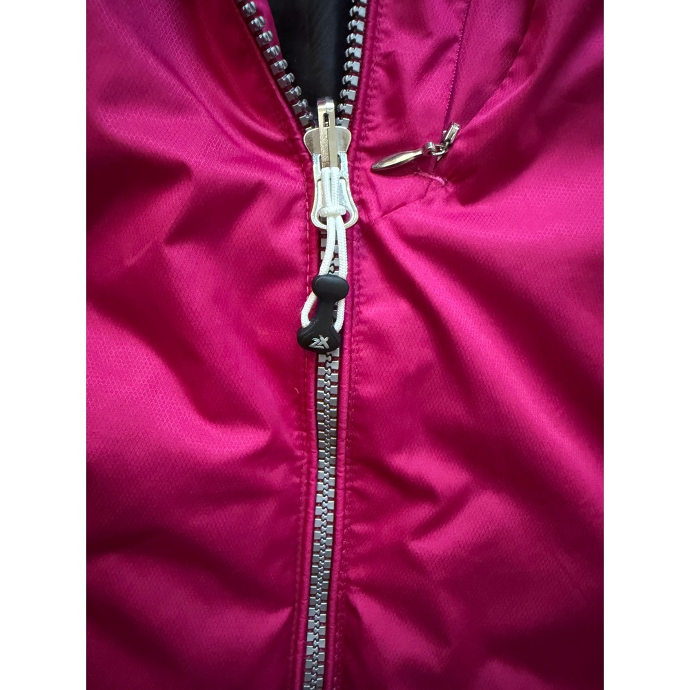 ZeroXposur Women Pink Full Zip Winter Ski Jacket Faux Fur Collar Size Small - Picture 2 of 6